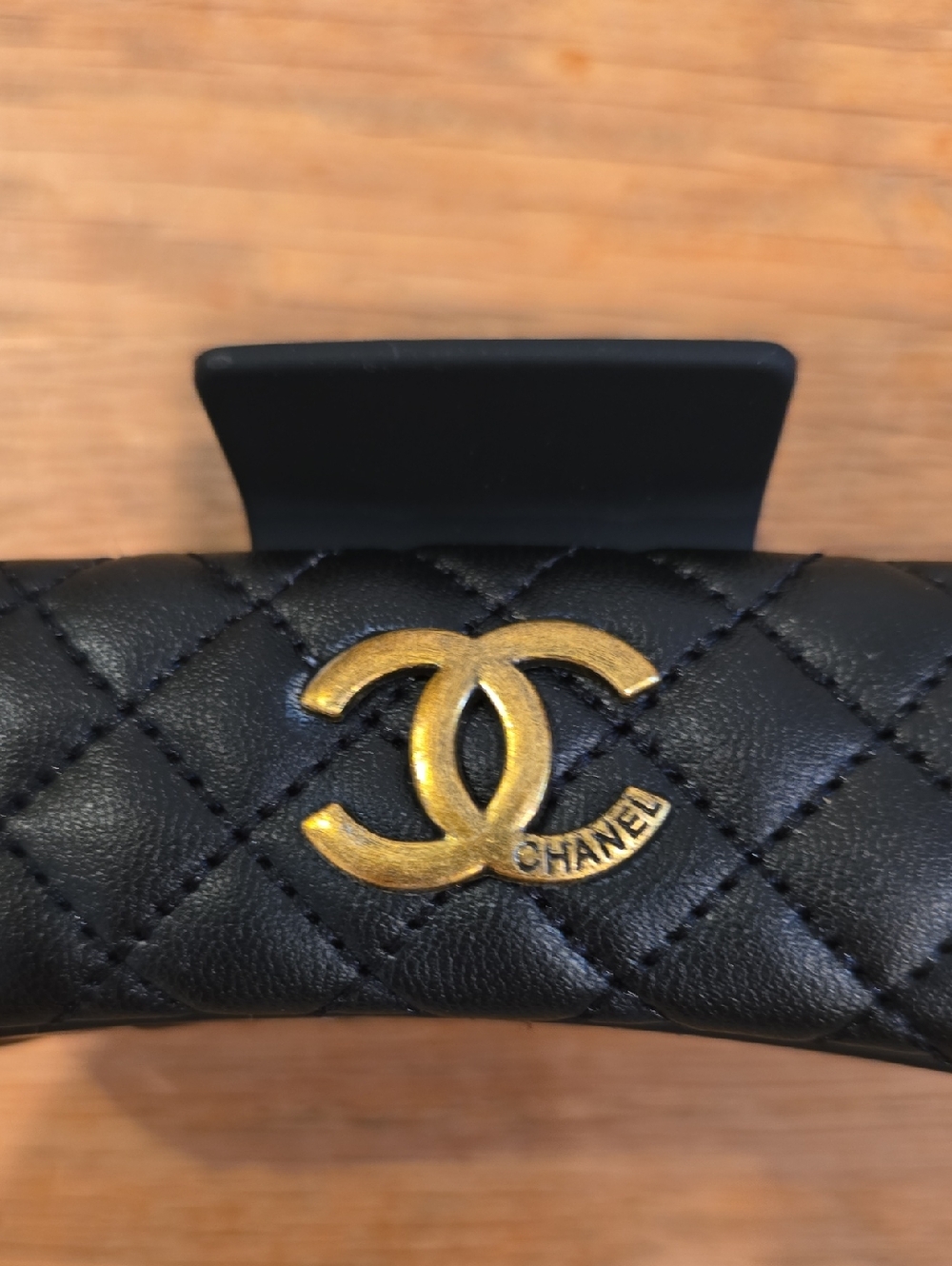 CC Quilted Hair Claw Clip - Picture 2 of 6
